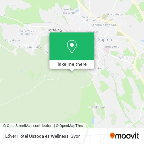 Lővér Hotel Uszoda és Wellness map