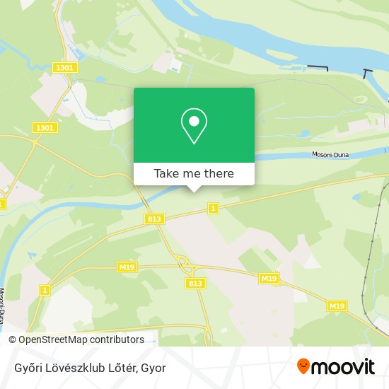 Győri Lövészklub Lőtér map