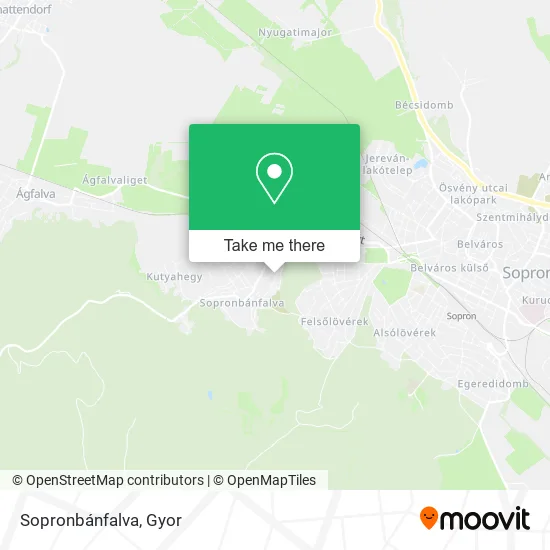 Sopronbánfalva map
