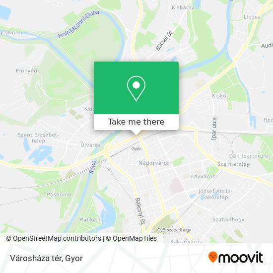 Városháza tér map