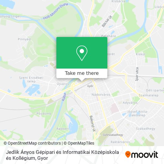 Jedlik Ányos Gépipari és Informatikai Középiskola és Kollégium map