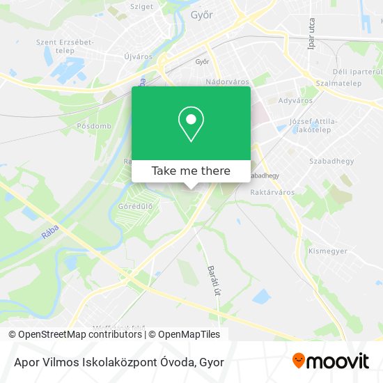 Apor Vilmos Iskolaközpont Óvoda map