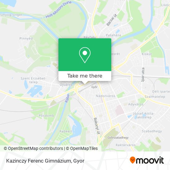 Kazinczy Ferenc Gimnázium map