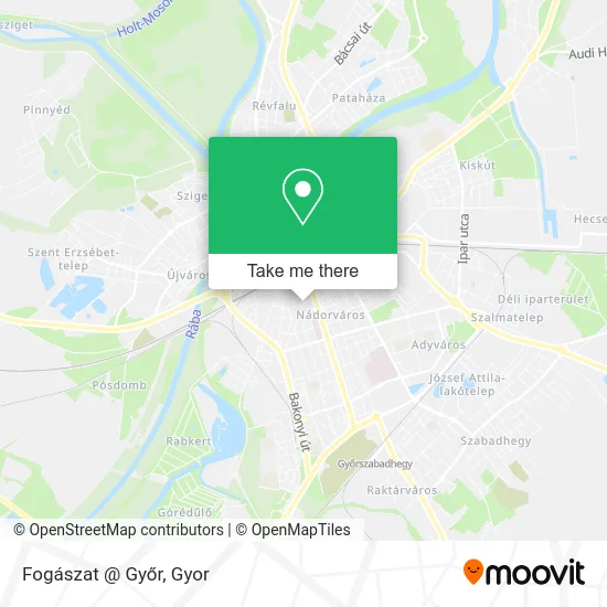 Fogászat @ Győr map