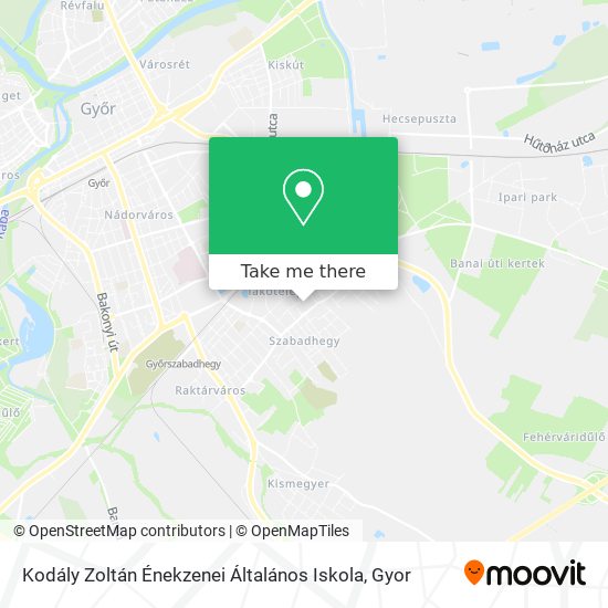 Kodály Zoltán Énekzenei Általános Iskola map