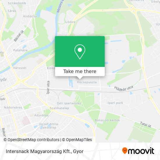 Intersnack Magyarország Kft. map