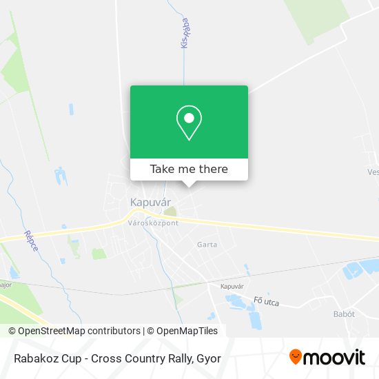 Rabakoz Cup - Cross Country Rally map