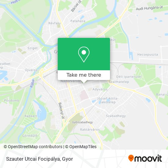 Szauter Utcai Focipálya map