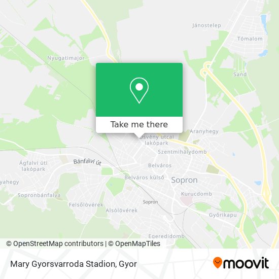 Mary Gyorsvarroda Stadion map