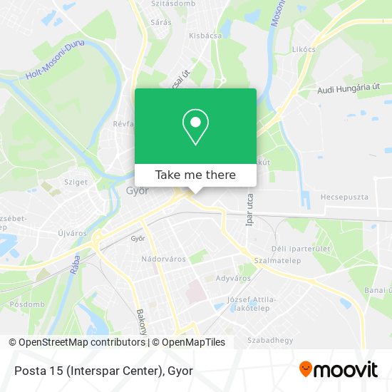 Posta 15 (Interspar Center) map