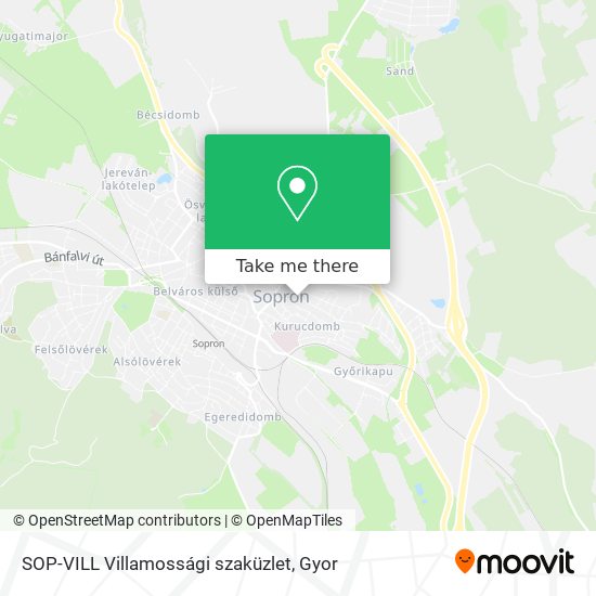SOP-VILL Villamossági szaküzlet map