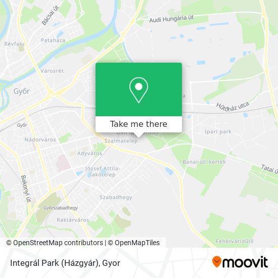 Integrál Park (Házgyár) map