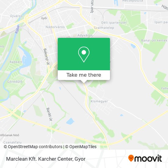 Marclean Kft. Karcher Center map