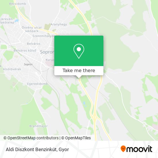 Aldi Diszkont Benzinkút map