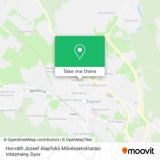 Horváth József Alapfokú Művészetoktatási Intézmény map