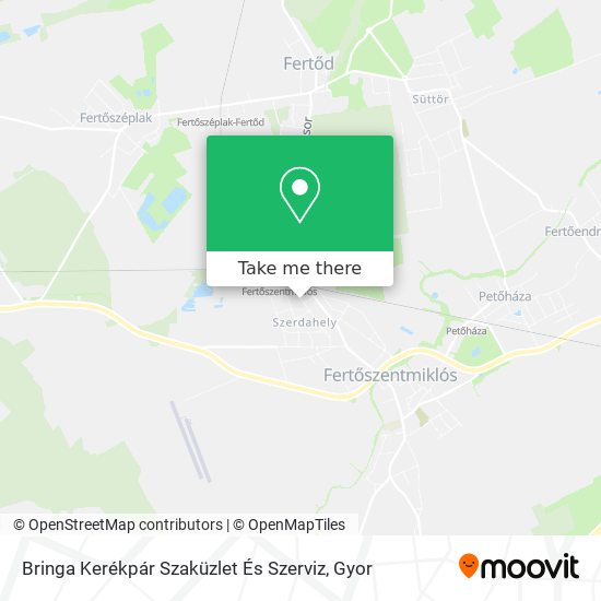 Bringa Kerékpár Szaküzlet És Szerviz map
