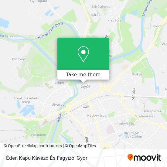 Éden Kapu Kávézó És Fagyizó map