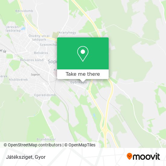 Játéksziget map