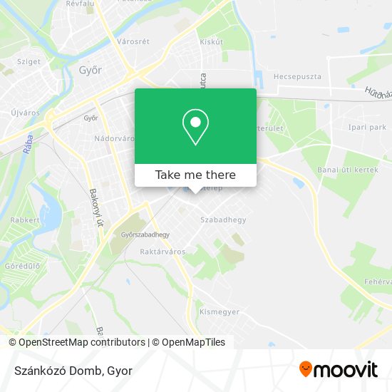 Szánkózó Domb map