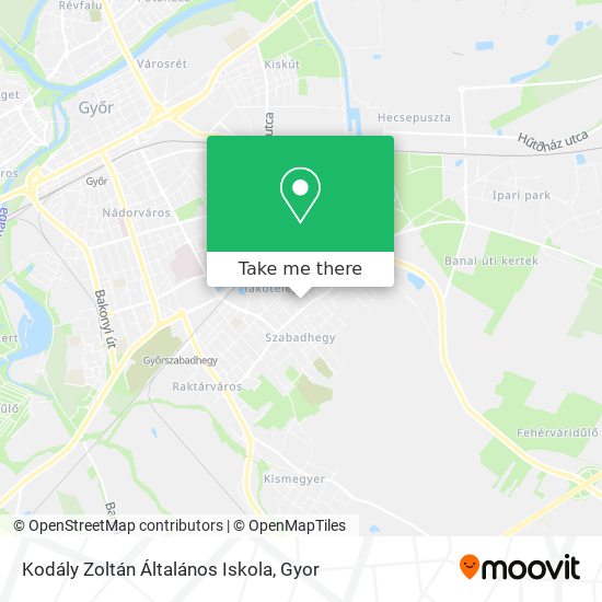 Kodály Zoltán Általános Iskola map