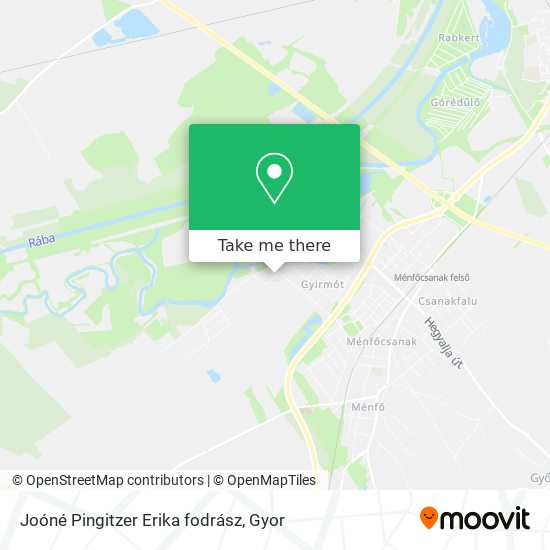 Joóné Pingitzer Erika fodrász map
