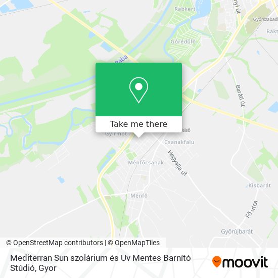 Mediterran Sun szolárium és Uv Mentes Barnító Stúdió map
