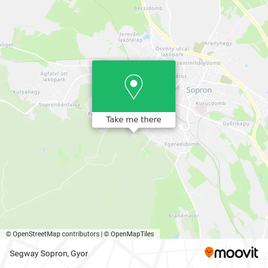 Segway Sopron map