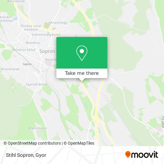 Stihl Sopron map