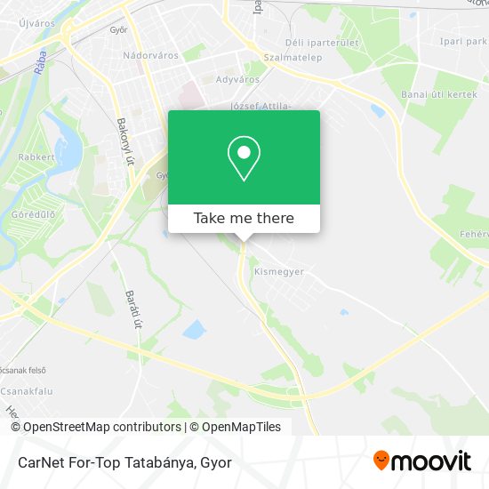 CarNet For-Top Tatabánya map