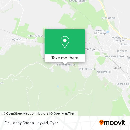 Dr. Hanny Csaba Ügyvéd map