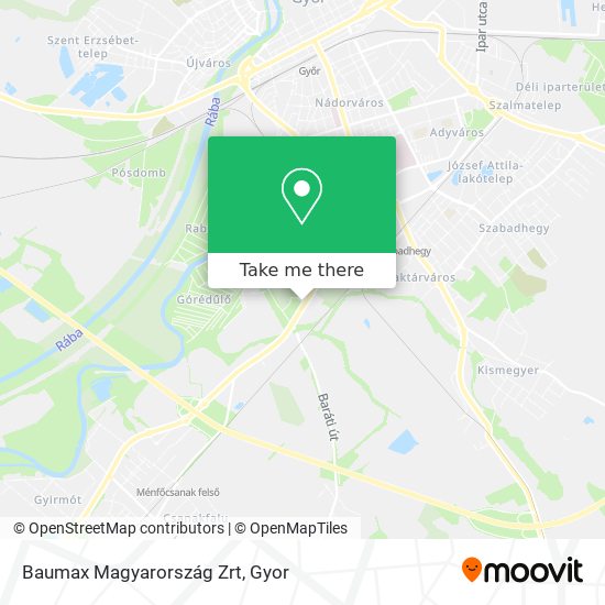 Baumax Magyarország Zrt map