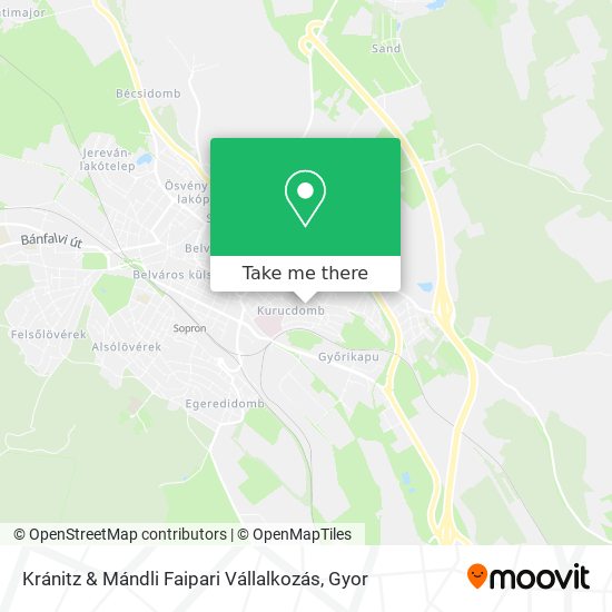 Kránitz & Mándli Faipari Vállalkozás map