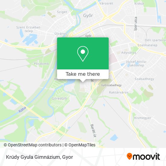 Krúdy Gyula Gimnázium map