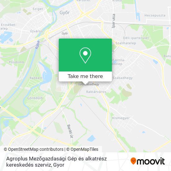 Agroplus Mezőgazdasági Gép és alkatrész kereskedés szerviz map