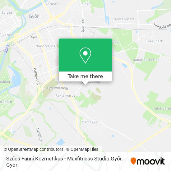 Szűcs Fanni Kozmetikus - Maxfitness Stúdió Győr map