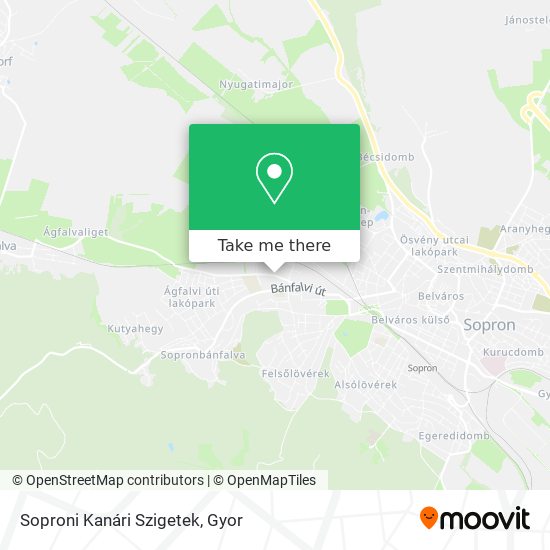 Soproni Kanári Szigetek map