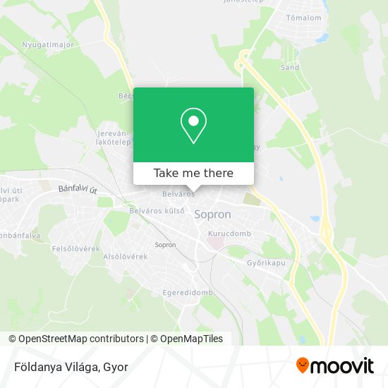 Földanya Világa map