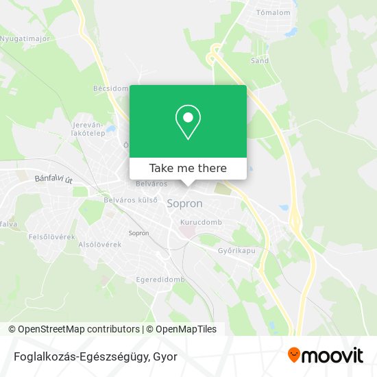 Foglalkozás-Egészségügy map
