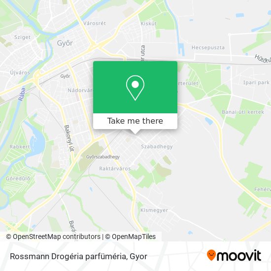 Rossmann Drogéria parfüméria map