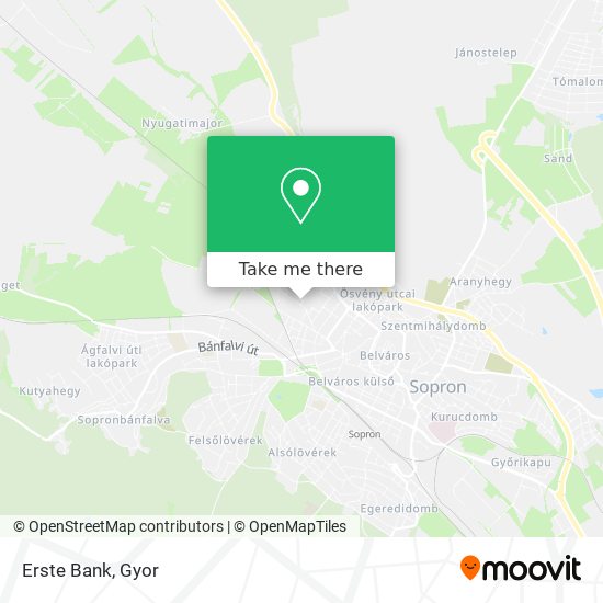 Erste Bank map