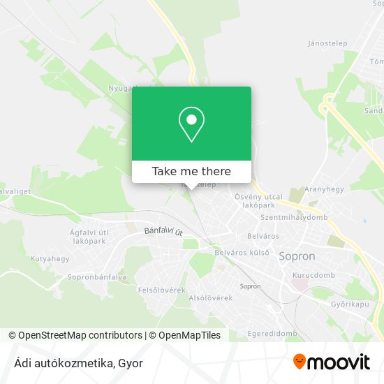 Ádi autókozmetika map