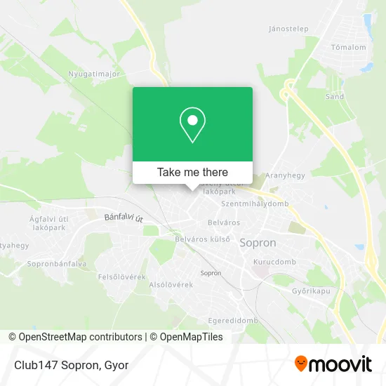 Club147 Sopron map