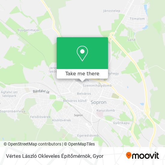 Vértes László Okleveles Építőmérnök map