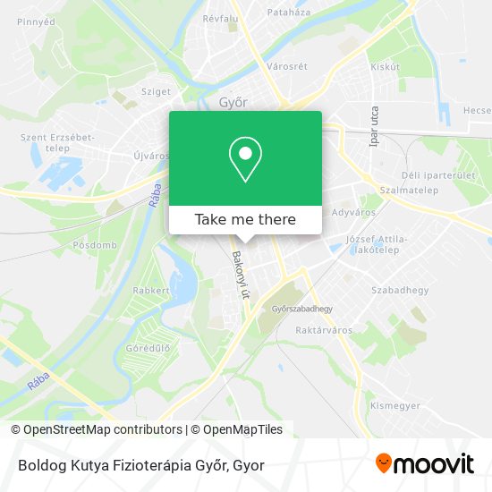 Boldog Kutya Fizioterápia Győr map