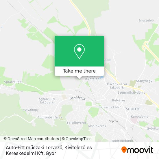 Auto-Fitt műszaki Tervező, Kivitelező és Kereskedelmi Kft map