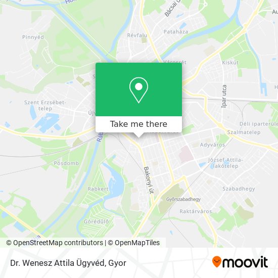 Dr. Wenesz Attila Ügyvéd map
