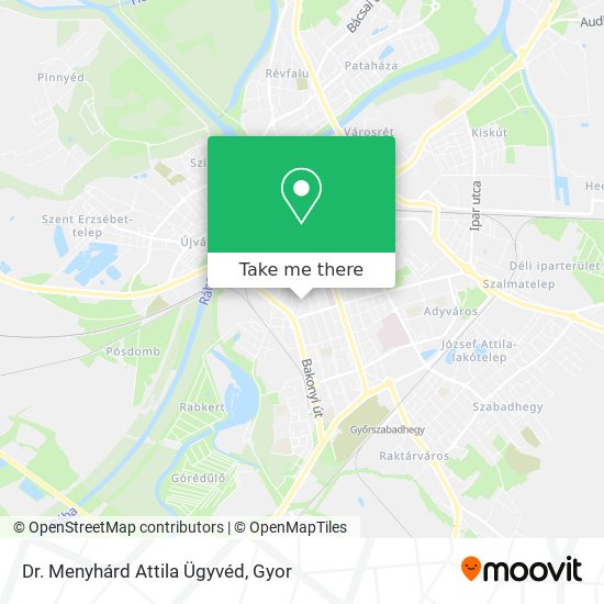 Dr. Menyhárd Attila Ügyvéd map