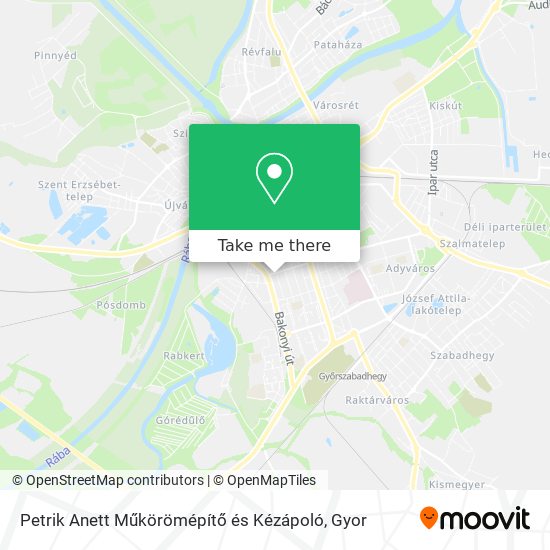 Petrik Anett Műkörömépítő és Kézápoló map