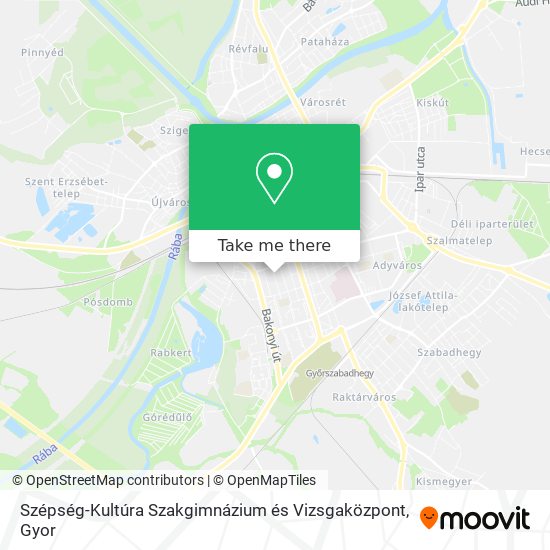 Szépség-Kultúra Szakgimnázium és Vizsgaközpont map