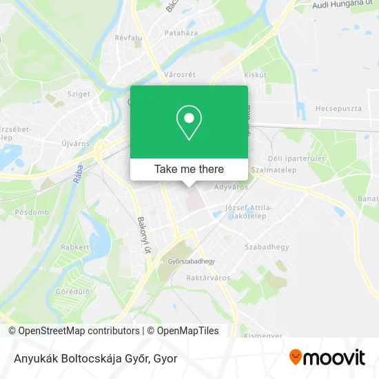 Anyukák Boltocskája Győr map